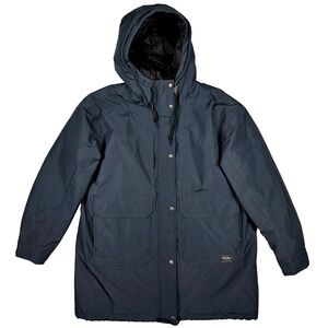 Eddie Bauer (Womens Large) Rainfoil Insulated Parka Jacket Blue Gray Weatheredge